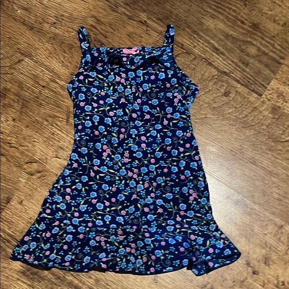 Vintage Sundress Sleeveless Spaghetti Strap - Picture 1 of 5